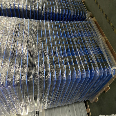 De blauwe Kleur plooide Plastic Industriële Laagstootkussens omkeert Gebruik 3mm