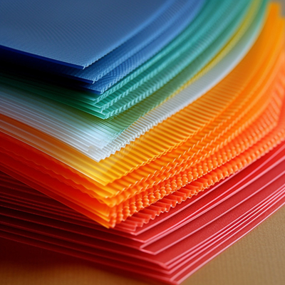 De Kleurendruk plooiden Plastic pp-Bladen aanpasten 12mm waterdicht maken